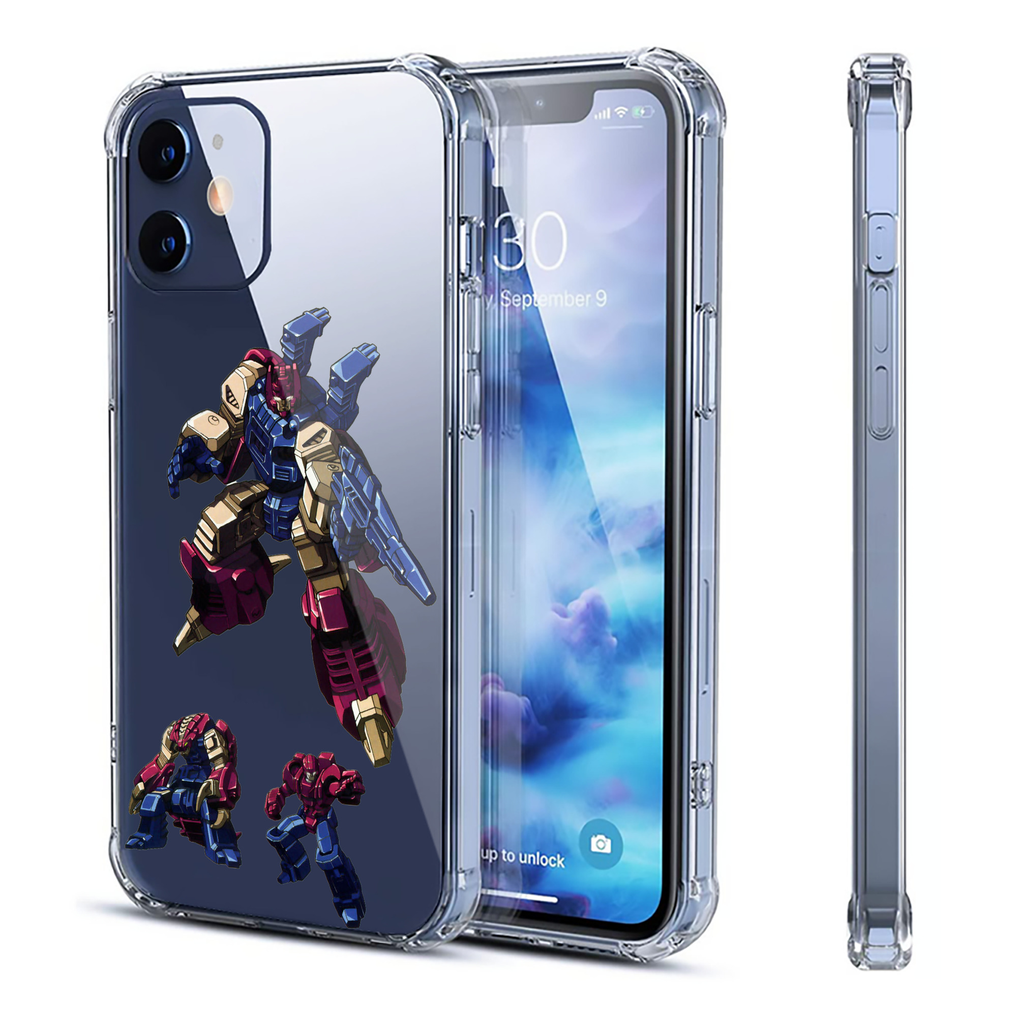 （画像用）  【iPhone 12シリーズ対応】透明スマホケース（クリアソフトケース）